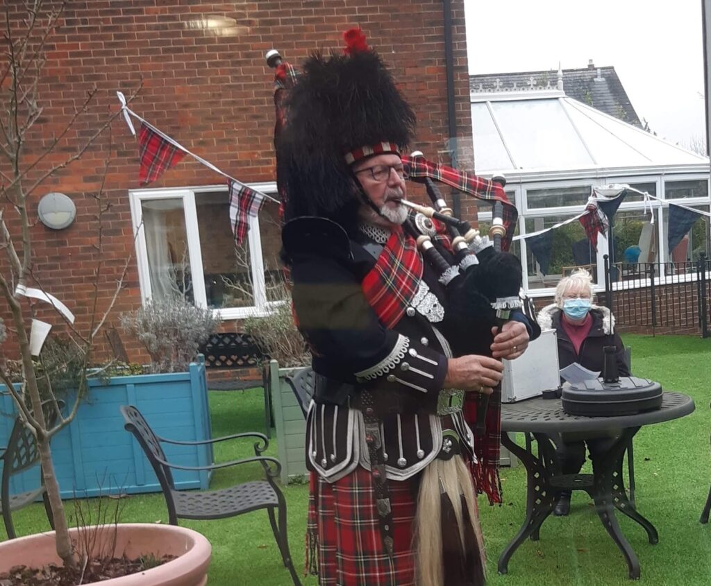 Residents taking part in social activities at ManuCourt care home