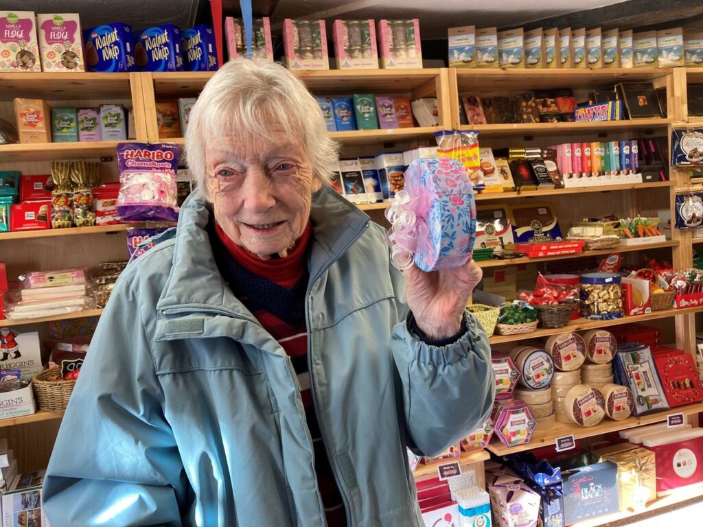 Joan's sweet shop trip
