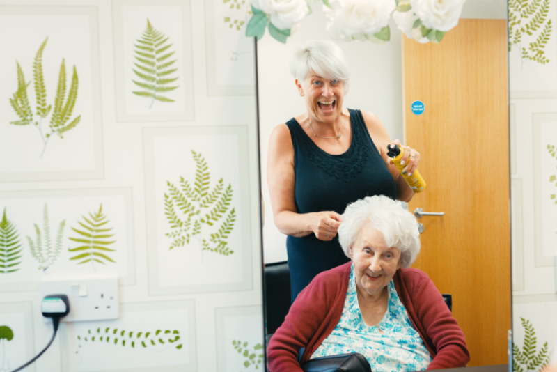 Facilities at residential care home Romsey