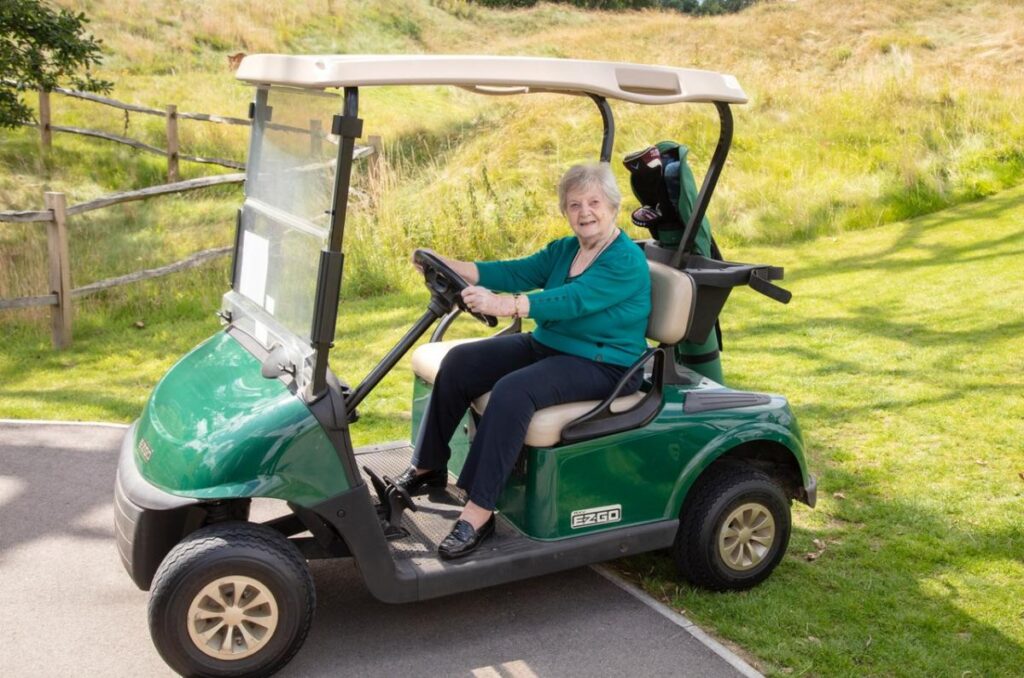 Audrey, resident at ManuCourt care home