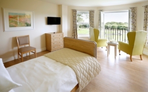 Bedroom at Care Home in New Milton Hampshire