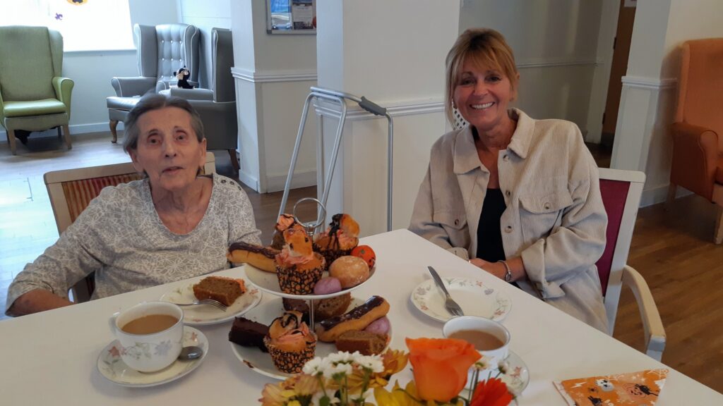 Residents participating in a social activity at ManuCourt care home