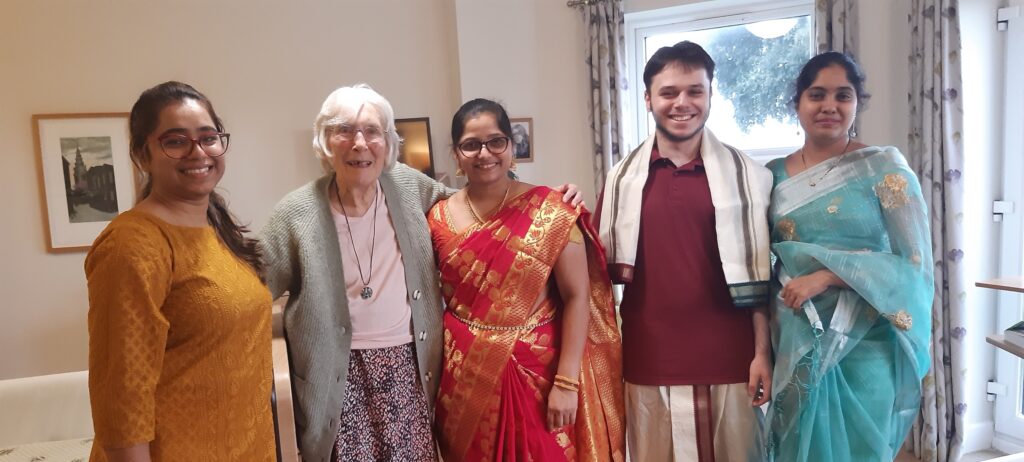 Residents enjoying a group activity at ManuCourt care home