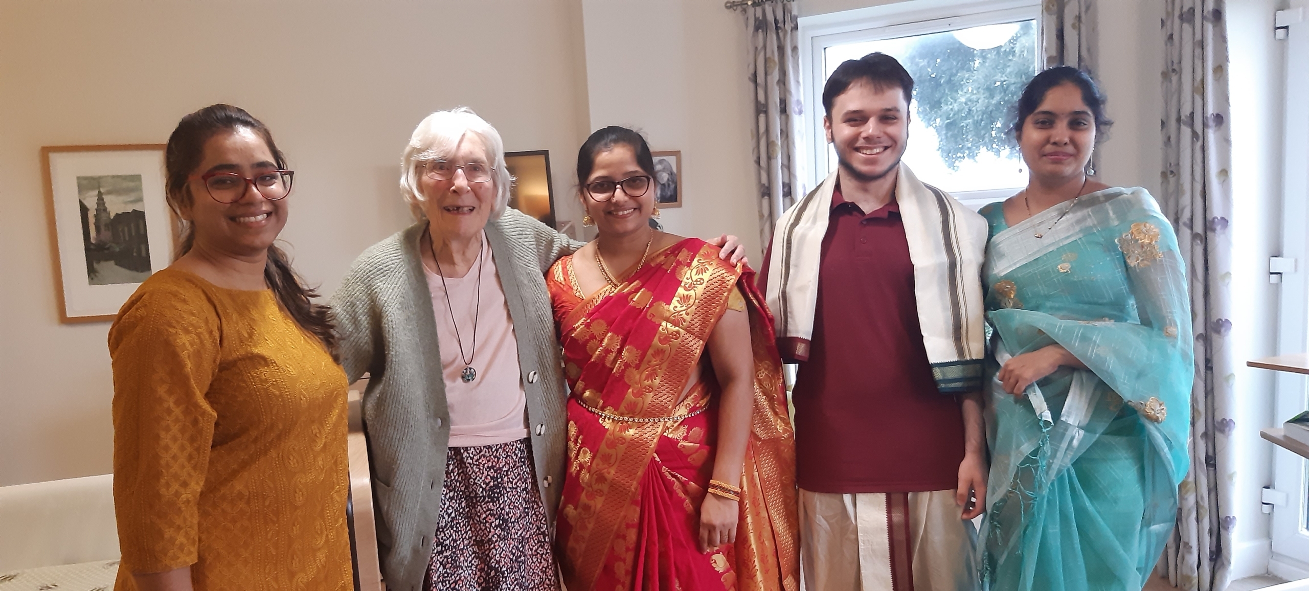 Residents enjoying a group activity at ManuCourt care home