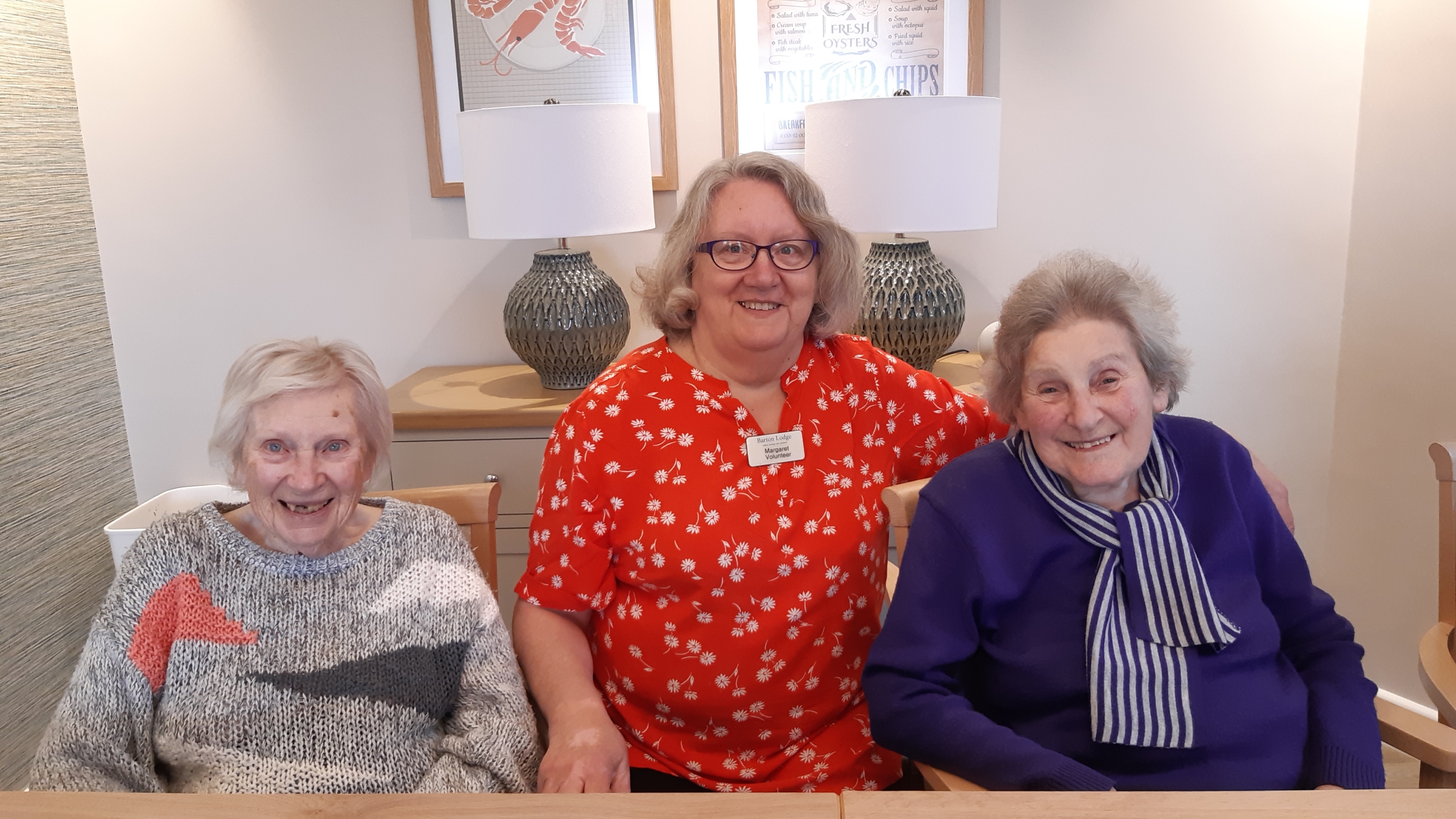 Margaret, resident at Barton Lodge care home