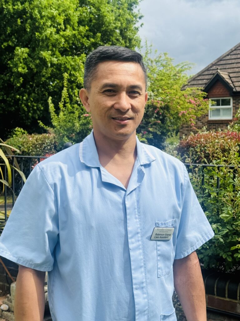 Robinson Silang, staff member at ManuCourt care home