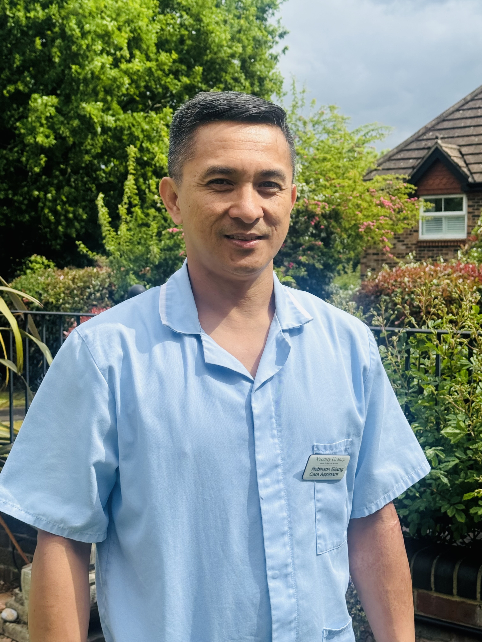 Robinson Silang, staff member at ManuCourt care home