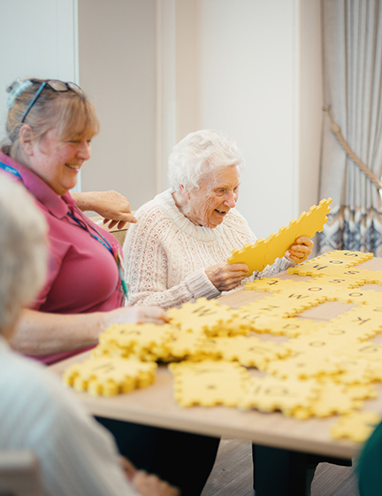 Day care services for elderly residents at ManuCourt care home in Hampshire